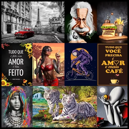 Adquira o Pack de Artes para Quadros Decorativos com mais de 10.000 imagens exclusivas em alta resolução. Perfeito para personalizar e comercializar.